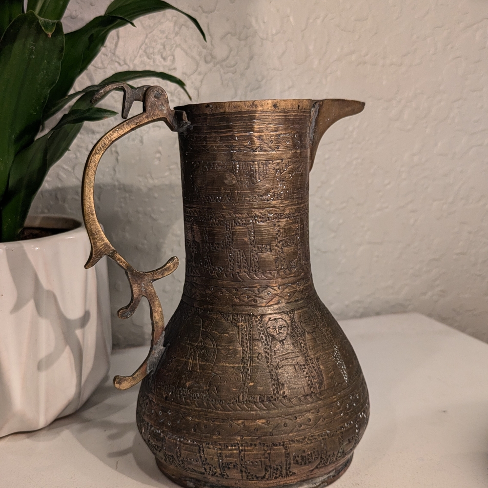 Ornate Bronze Pitcher